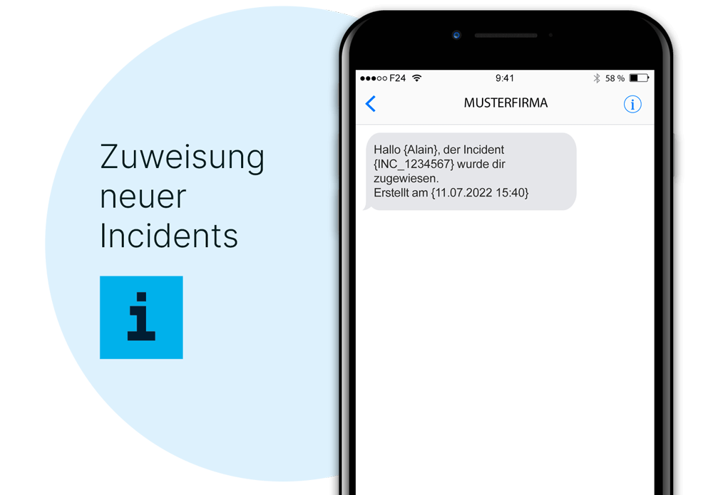 Zuweisung von Incidents via ServiceNow Plugin von eCall Business Messaging